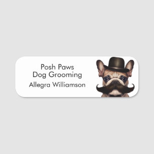 Porte-nom Chien Groomer Business Chien