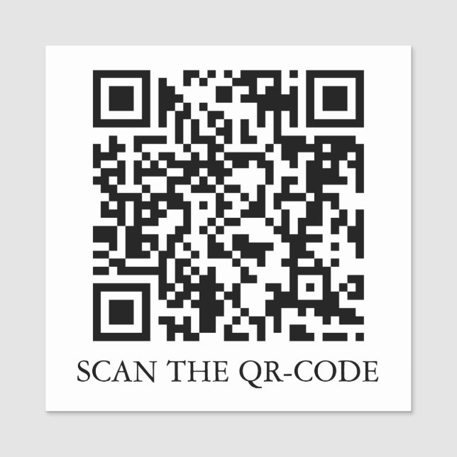 Porte-nom Code QR (Devant)