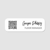 Code QR du script noir employé