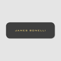 Coin rond gris or couleur professionnelle