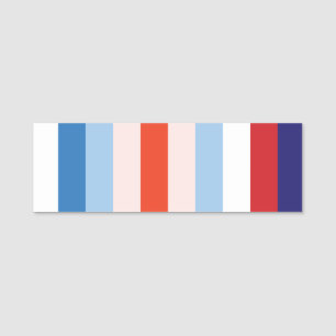 Porte-nom Combinaison de 8 couleurs
