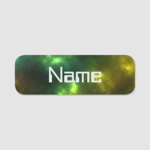 Porte-nom Conception de constellations de l'espace cosmique