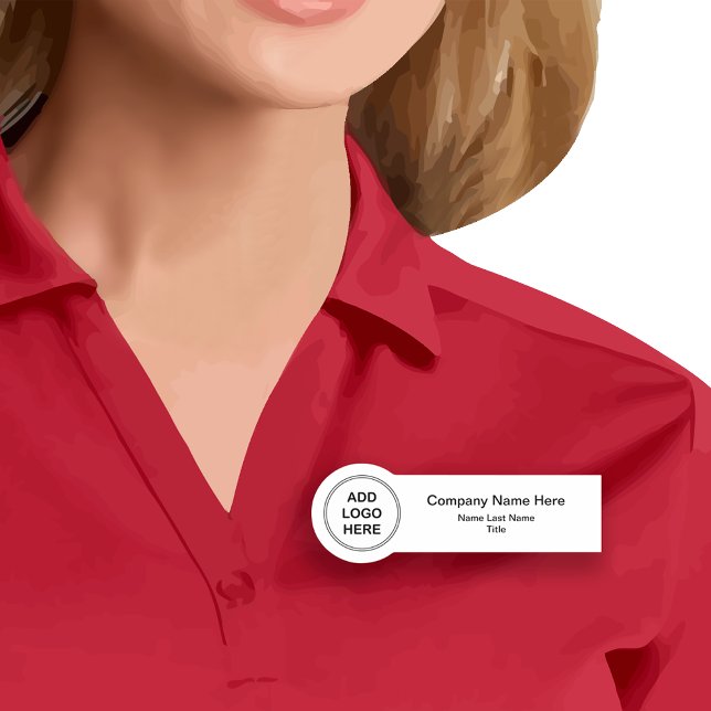 Porte-nom Conception du logo d'entreprise (Créateur téléchargé)