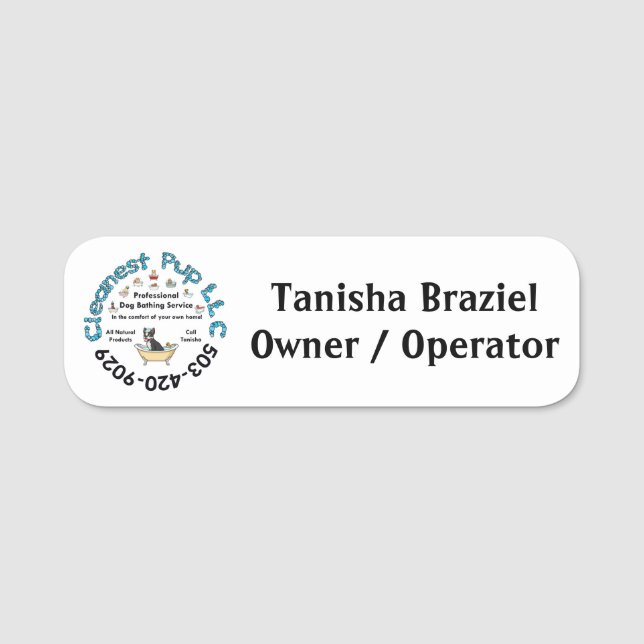 PORTE-NOM CP NAMETAG (Devant)