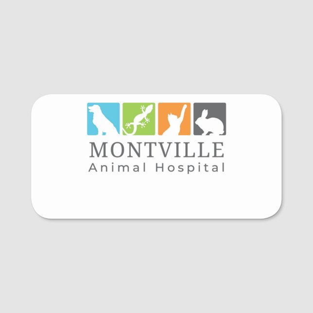 Porte-nom Custom Name Tag (Devant)