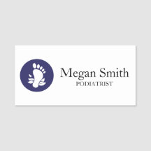 Custom Podiatrist Foot Care Clinic Name Title