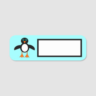 Porte-nom Cute Penguin