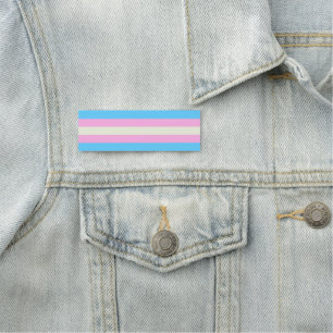 Porte-nom Drapeau de la Fierté transgenre de Fallen