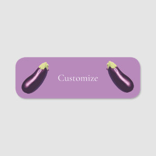 Porte-nom Eggplant Thunder_Cove