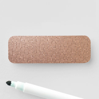 Porte-nom Elegant Classy Gold Sparkle