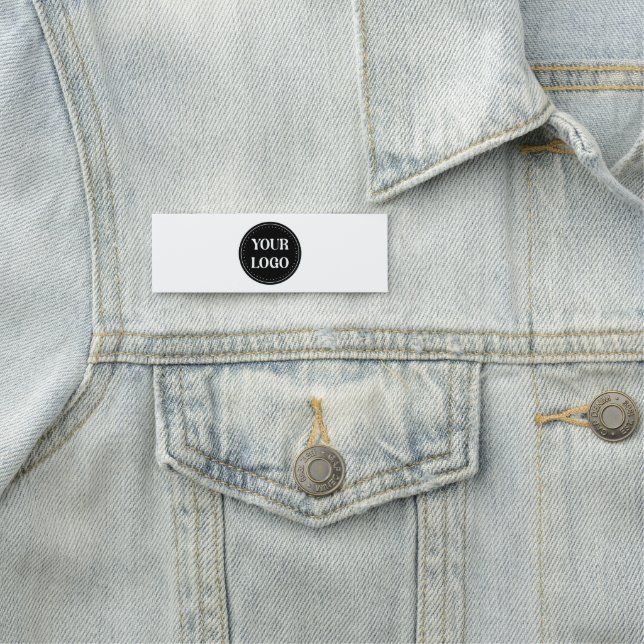 Porte-nom élégant, contemporain, poli et personnalisable (En situation)