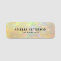 Elegant Opal Stone Texture Employee/ Staff