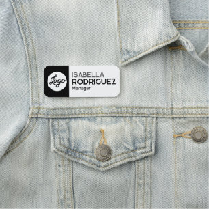 Porte-nom Employé de la société magnétique Personnaliser sur