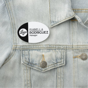 Porte-nom Employé de la société magnétique Personnaliser sur
