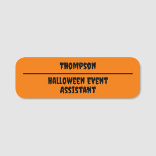 Porte-nom Employé de l'événement Fun Halloween
