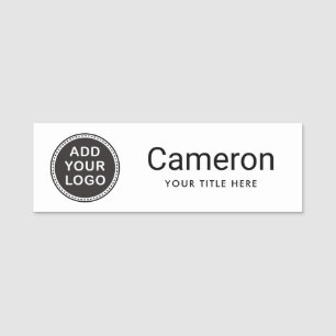 Porte-nom Employé de personnel fait sur commande d'affaires
