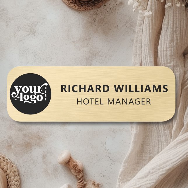 Porte-nom Employé d'une broche magnétique ou de sécurité per (Créateur téléchargé)