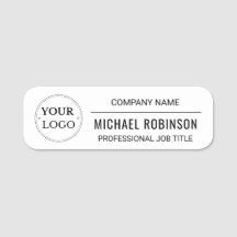 Employé professionnel du logo de l'entreprise