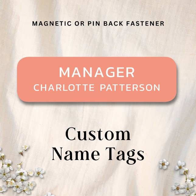 Porte-nom Entreprise Employé Entreprise Professionnel (Créateur téléchargé)