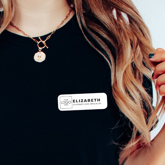 Porte-nom Entreprise Marque Votre Logo Ici Budget Business (Créateur téléchargé)