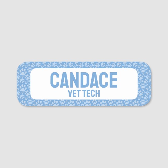 Porte-nom Entreprise pour animaux (Devant)