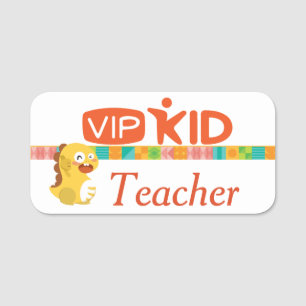 Porte-nom Épingle de l'enseignant VIPKid