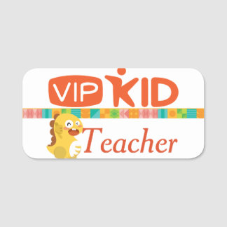 Porte-nom Épingle de l'enseignant VIPKid