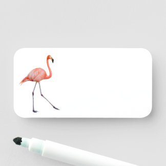 Porte-nom Flamant rose rose