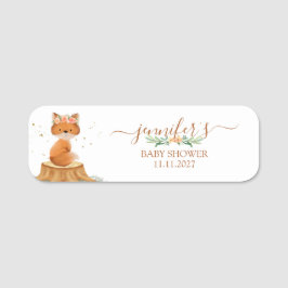 Porte-nom Floral Fox Celebration