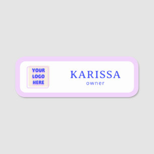 Porte-nom Fournisseur de pop-up mignon Logo personnalisé