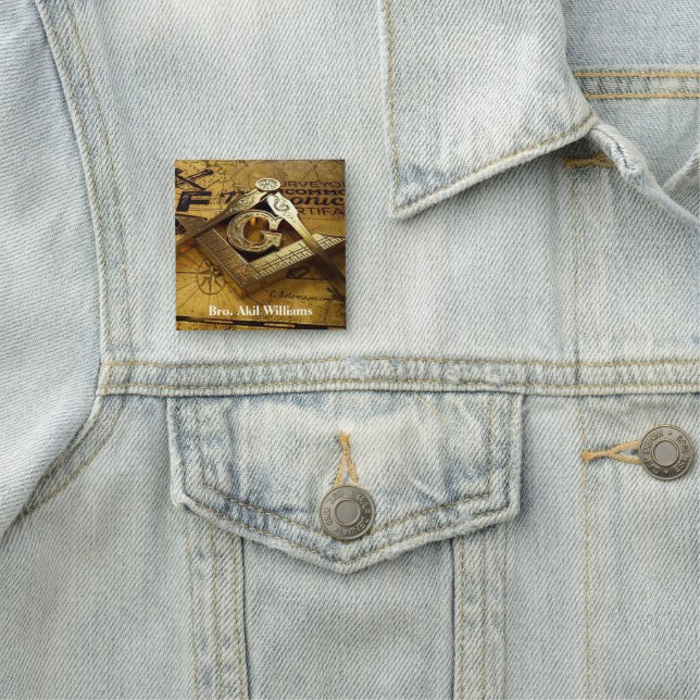 Porte-nom Freemason (En situation)