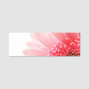 Porte-nom Gerbera marguerite rose