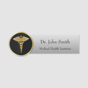 Porte-nom Gold Professional Médicale
