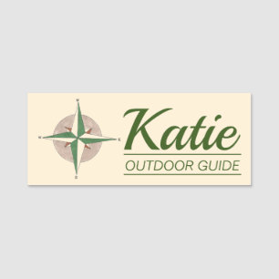 Porte-nom Guide d'alpinisme du Randonnée Compass du conseill