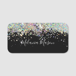 Porte-nom Holographique Parties scintillant maquillage Artis
