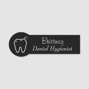Porte-nom Hygiéniste Dentaire Mignonne ASBD