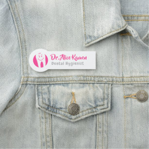 Porte-nom Hygiéniste dentaire Smile Tooth