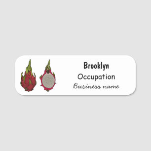 Porte-nom Illustration de dragon fruit