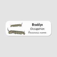 Illustration Monarch caterpillar