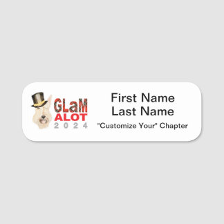 Porte-nom Insigne de nom GLaMalot 2024