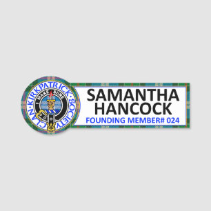 PORTE-NOM INSIGNE NOM CKS #024 SAMANTHA HANCOCK