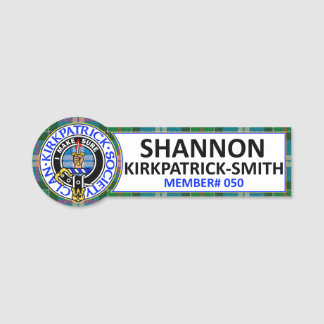 PORTE-NOM INSIGNE NOM CKS - SHANNON KIRKPATRICK-SMITH 050