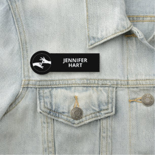 Porte-nom Interprète