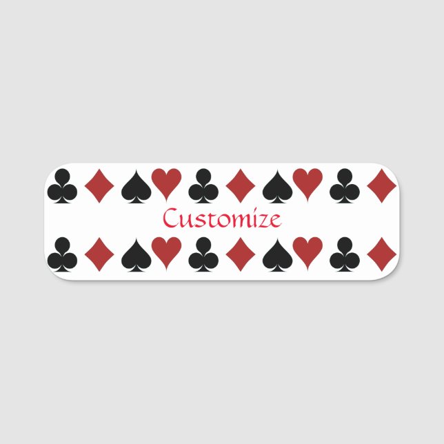 Porte-nom Jouer des combinaisons de carte Thunder_Cove (Devant)