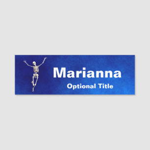 Porte-nom Joyeux Leaping Skeleton Imaging