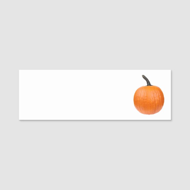 Porte-nom Large Pumkin (Devant)