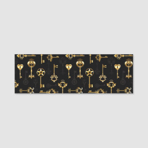 Porte-nom Les Patters de Seamless avec Golden Keys