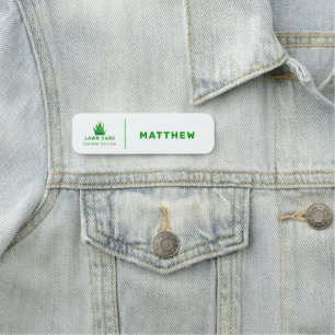 Porte-nom Logo Business Lawn   Simple minimaliste moderne