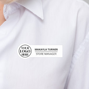 Porte-nom Logo De L'Employé Personnalisé Épingle Magnétique 