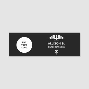 Porte-nom Logo de l'entreprise Médicale Employé profession